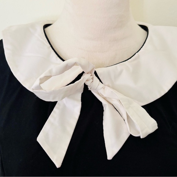 Unique Vintage Women’s U.S. XL 14 Renata Black and White Pencil Dress - Picture 3 of 9